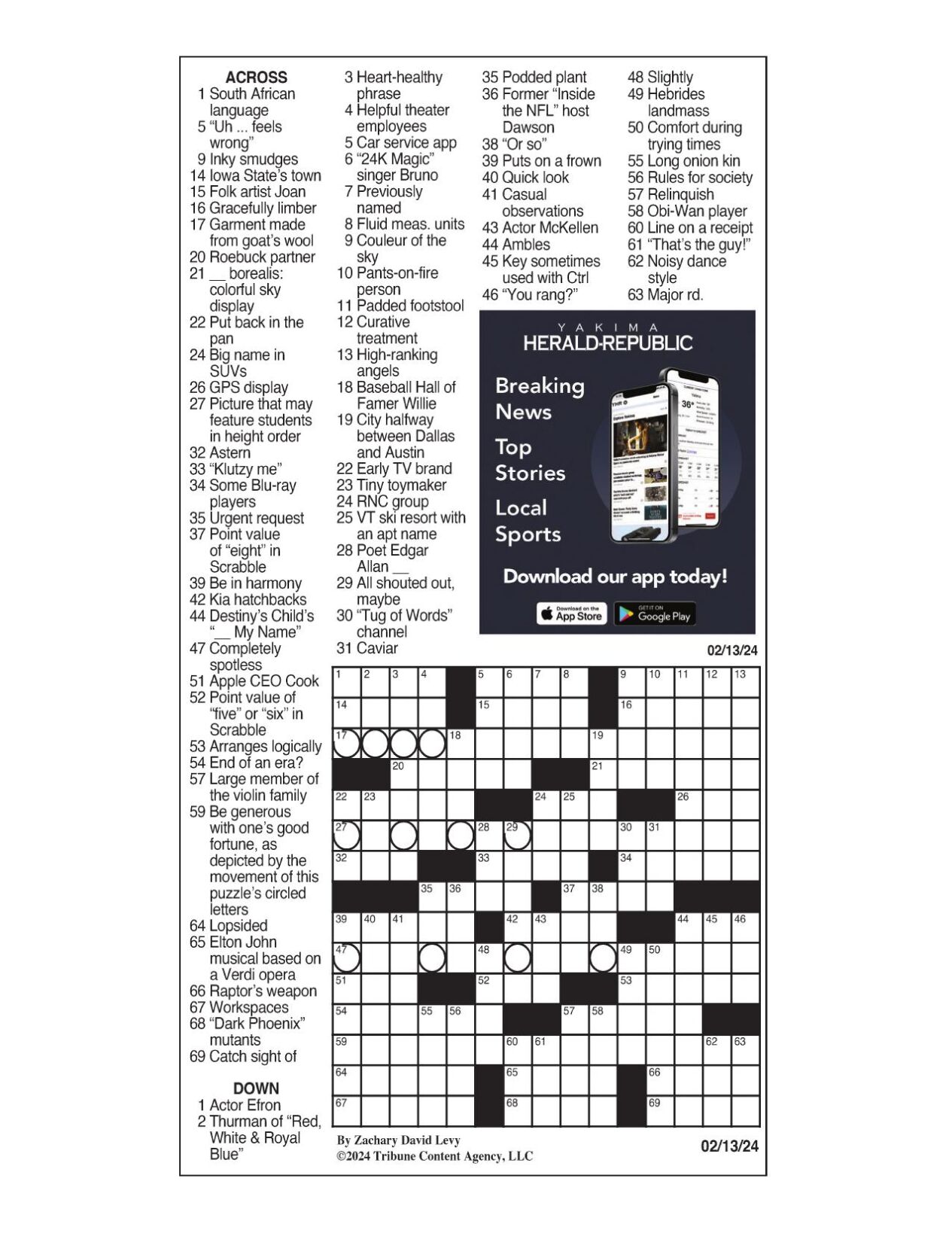 LA Times Crossword Feb 13 2024 Crosswords Yakimaherald Com   65c9de90dc3b6.preview 