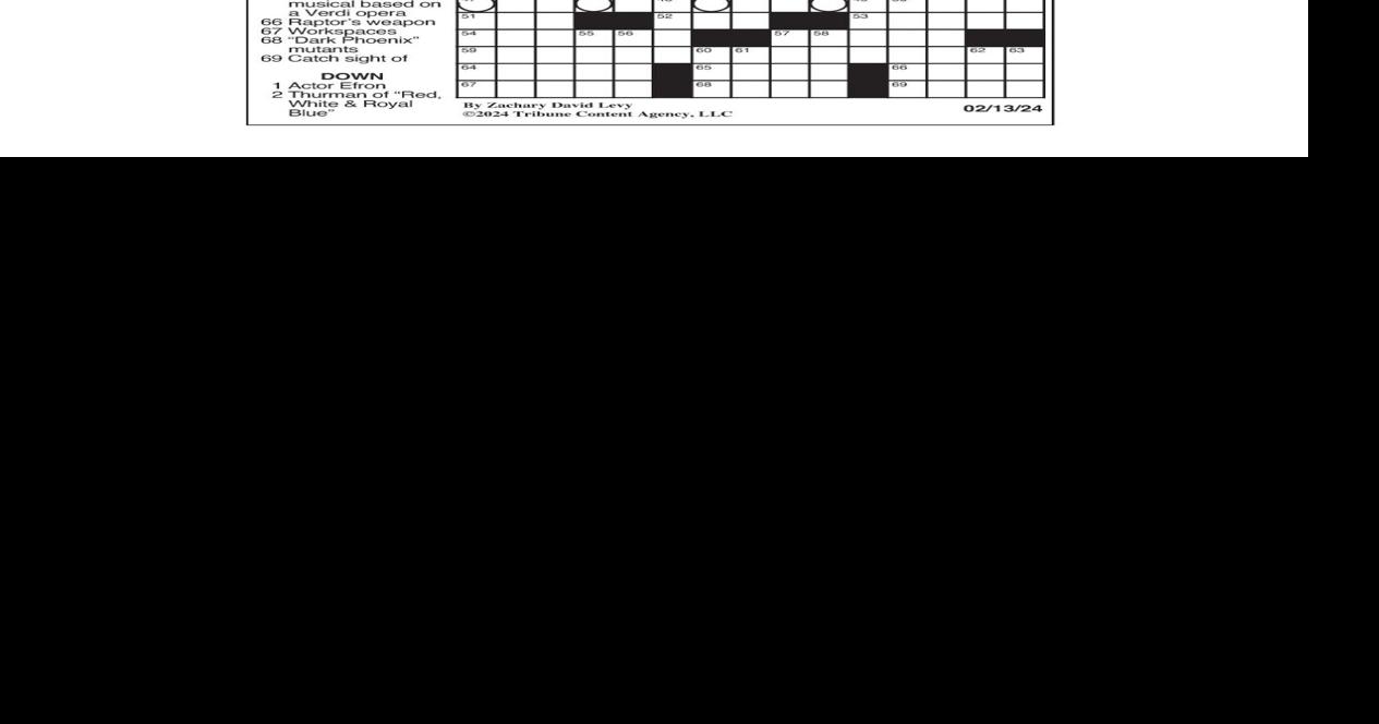 LA Times Crossword Feb. 13, 2024 Crosswords