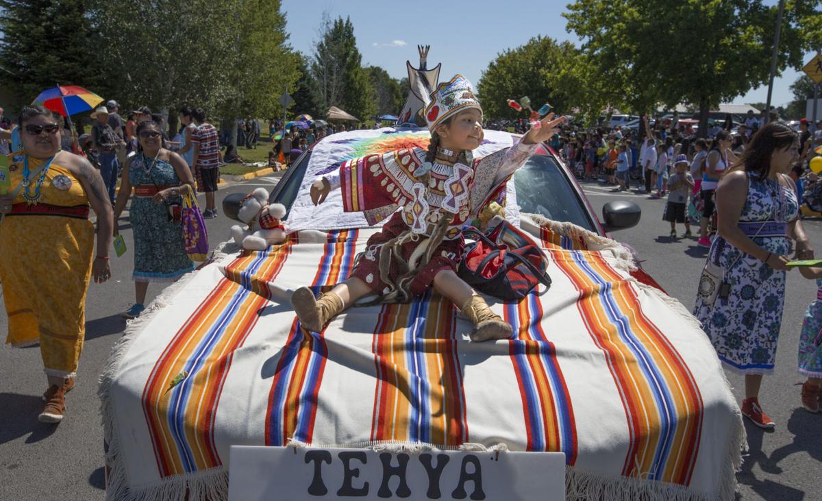 The Yakama Nation celebrates Treaty Day with a parade News Photos