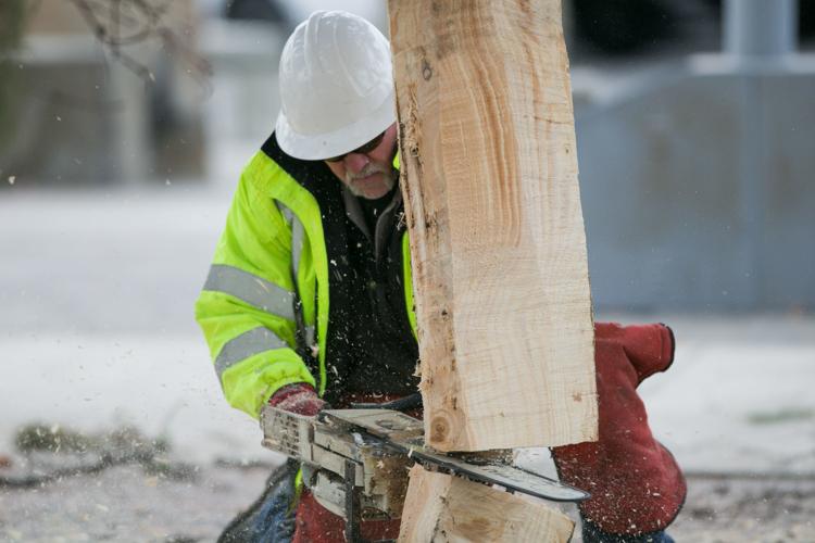 Photos Yakima Christmas tree installation downtown Photos and Videos