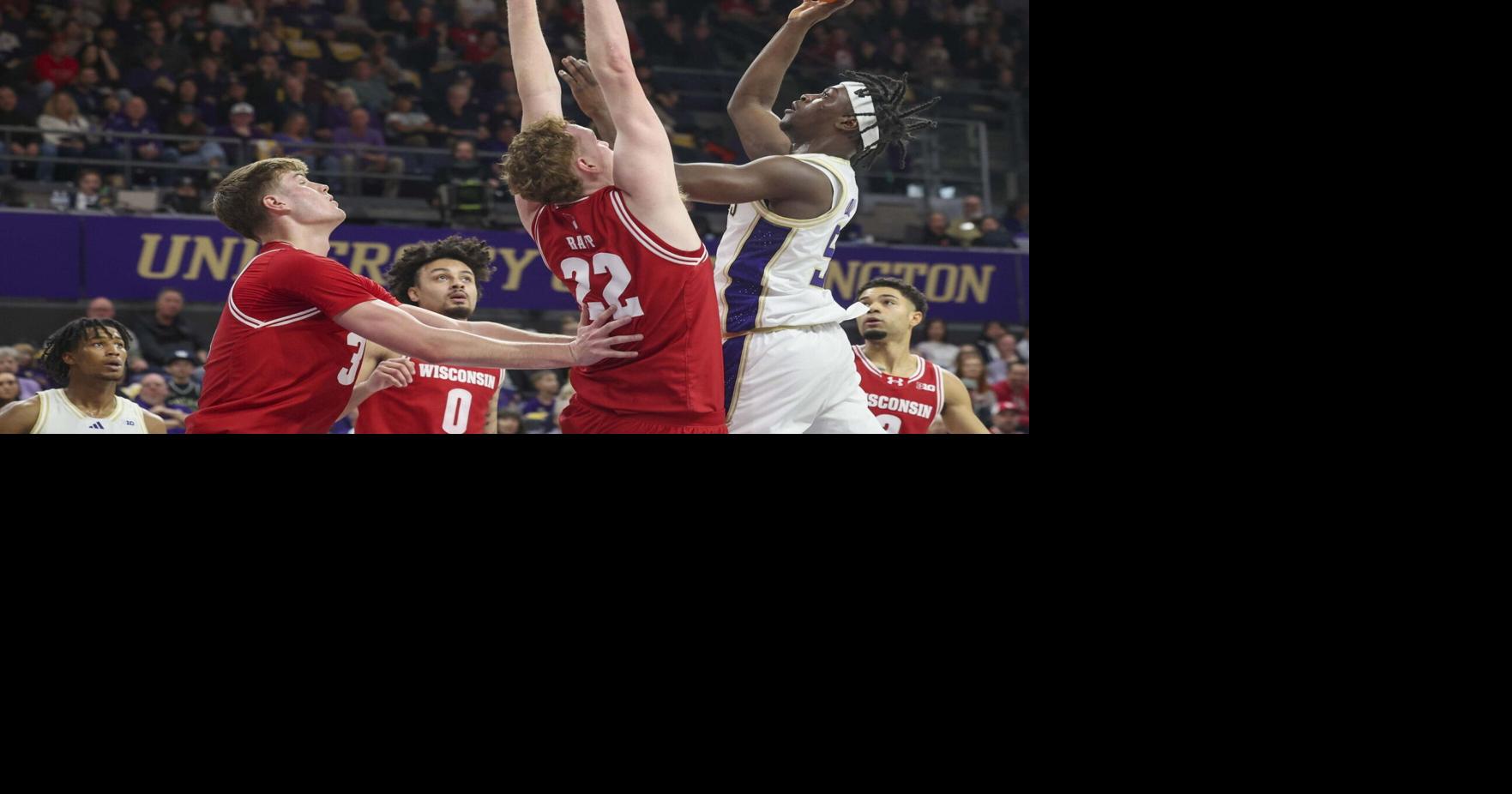 Washington Husky men blown out by Wisconsin on Detlef Schrempf’s jersey retirement day