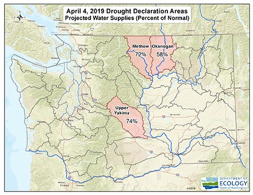 Drought emergency declared in Upper Yakima River Basin | Local ...