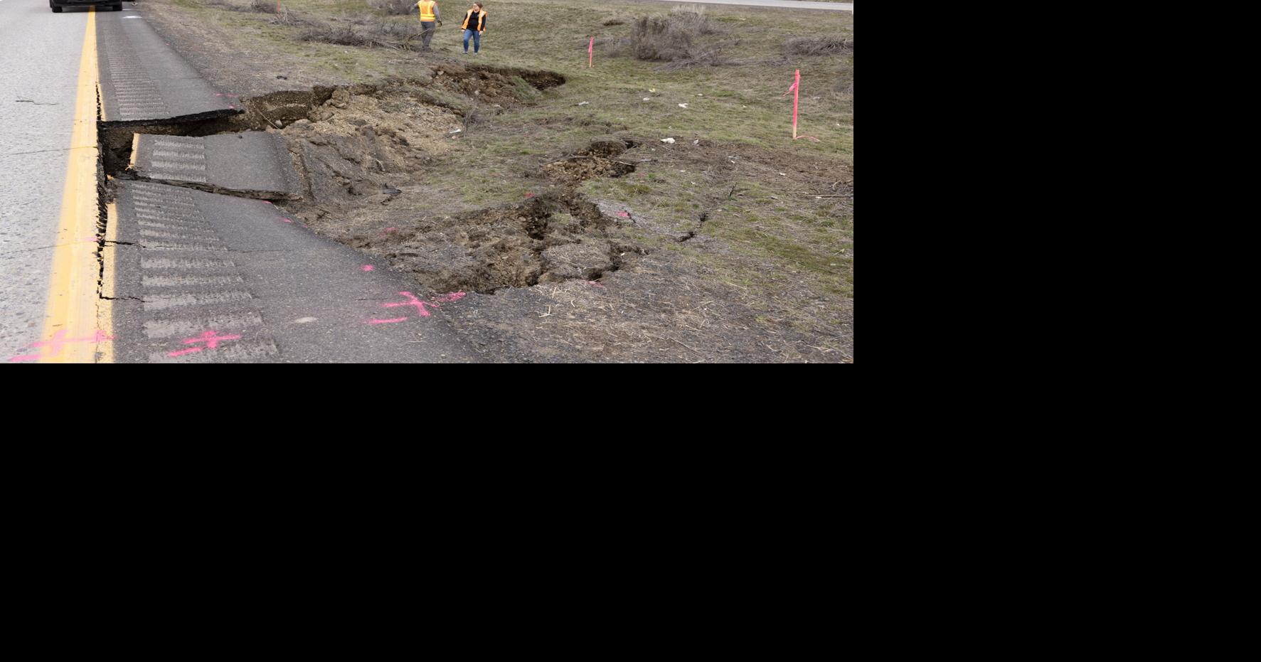 Damaged irrigation culvert near Wapato shuts down Interstate 82 lanes ...