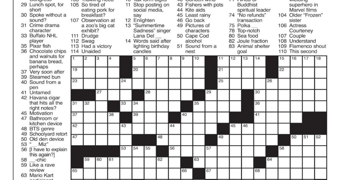 LA Times Crossword April 23 2023 Crosswords Yakimaherald La times crossword april 23 2023 crosswords yakimaherald