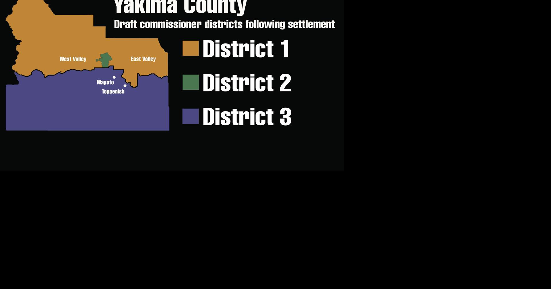 New Yakima County redistricting map released to public after court