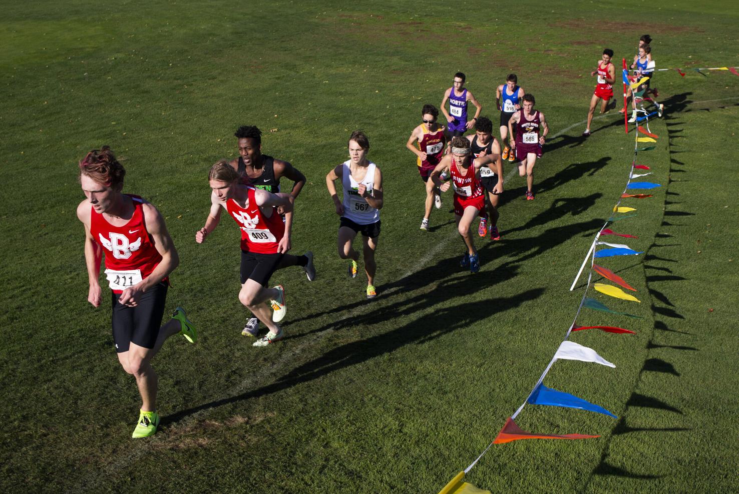 PHOTOS Athletes compete in the state cross country championship races