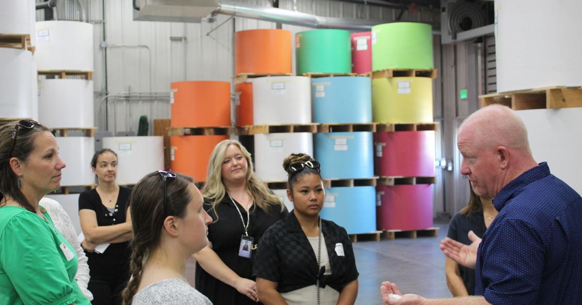 Women in Manufacturing group tours Yakima businesses Women in Manufacturing group tours Yakima businesses