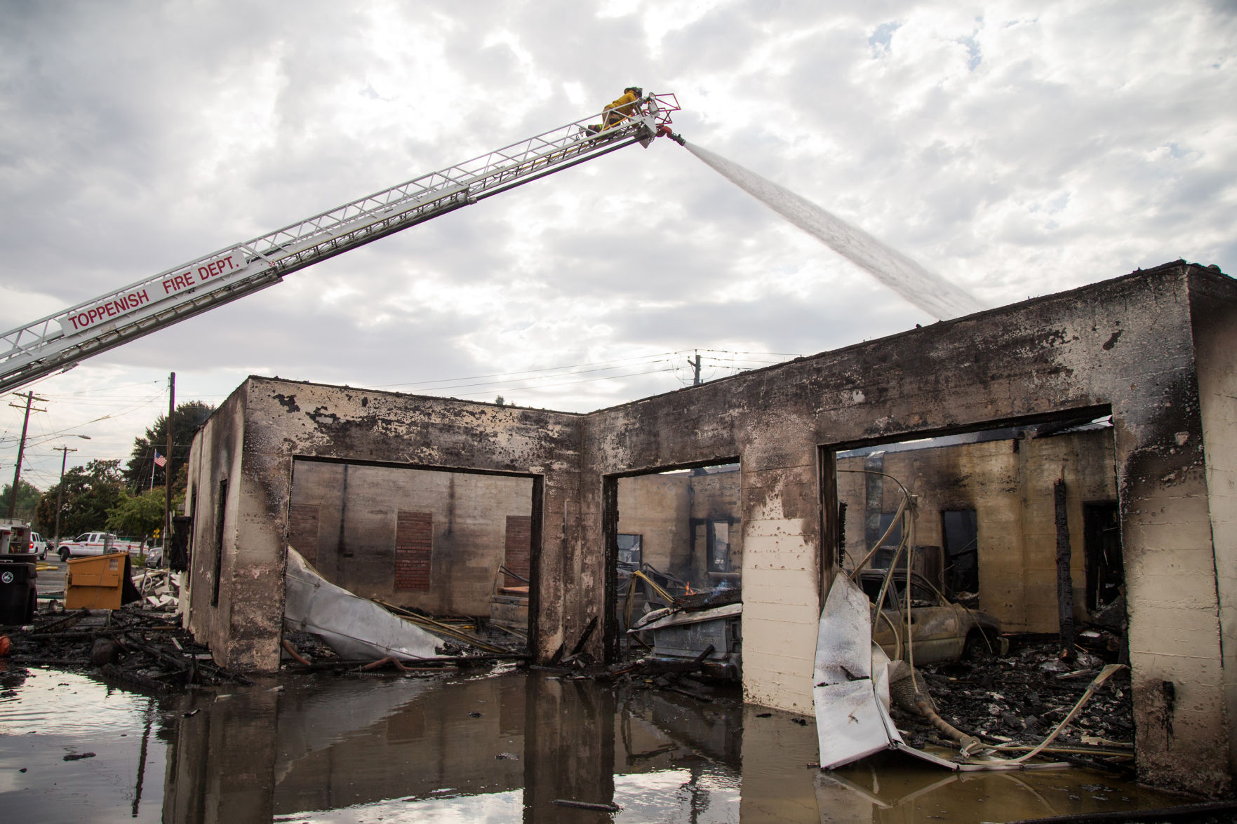 Investigation Continues Into Fire That Destroyed Toppenish Public Works ...