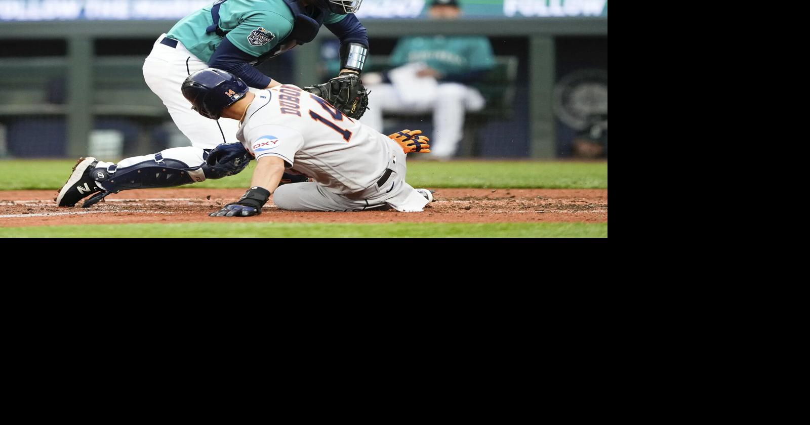 Mariners find some of that old chaos to rally past Astros in eighth ...