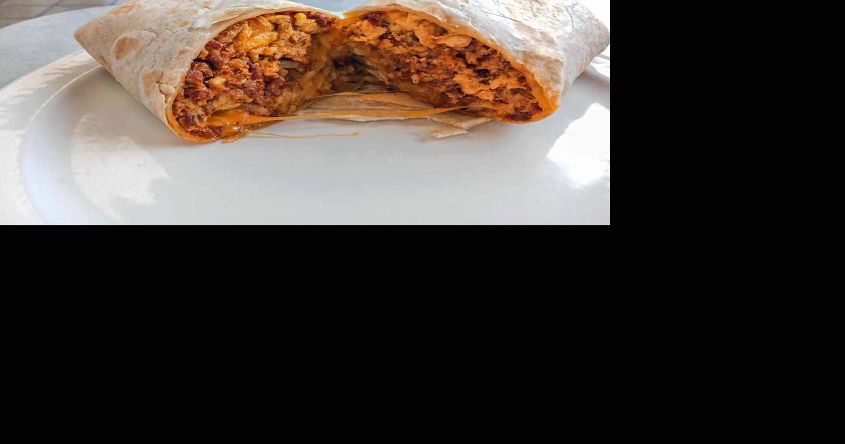 Don Cheo's chorizo breakfast burrito