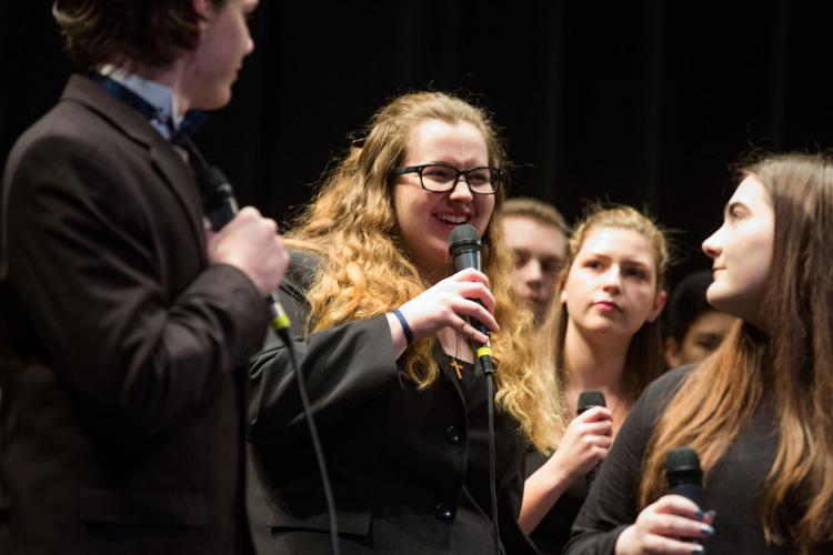 Photos WMEA AllState Jazz Choir and Band perform during music