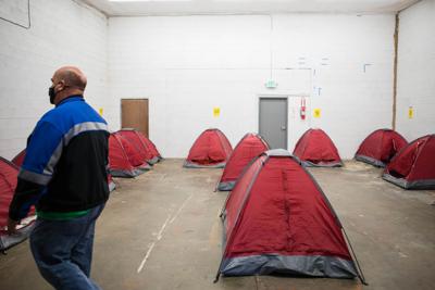 Winter shelters for people experiencing homelessness