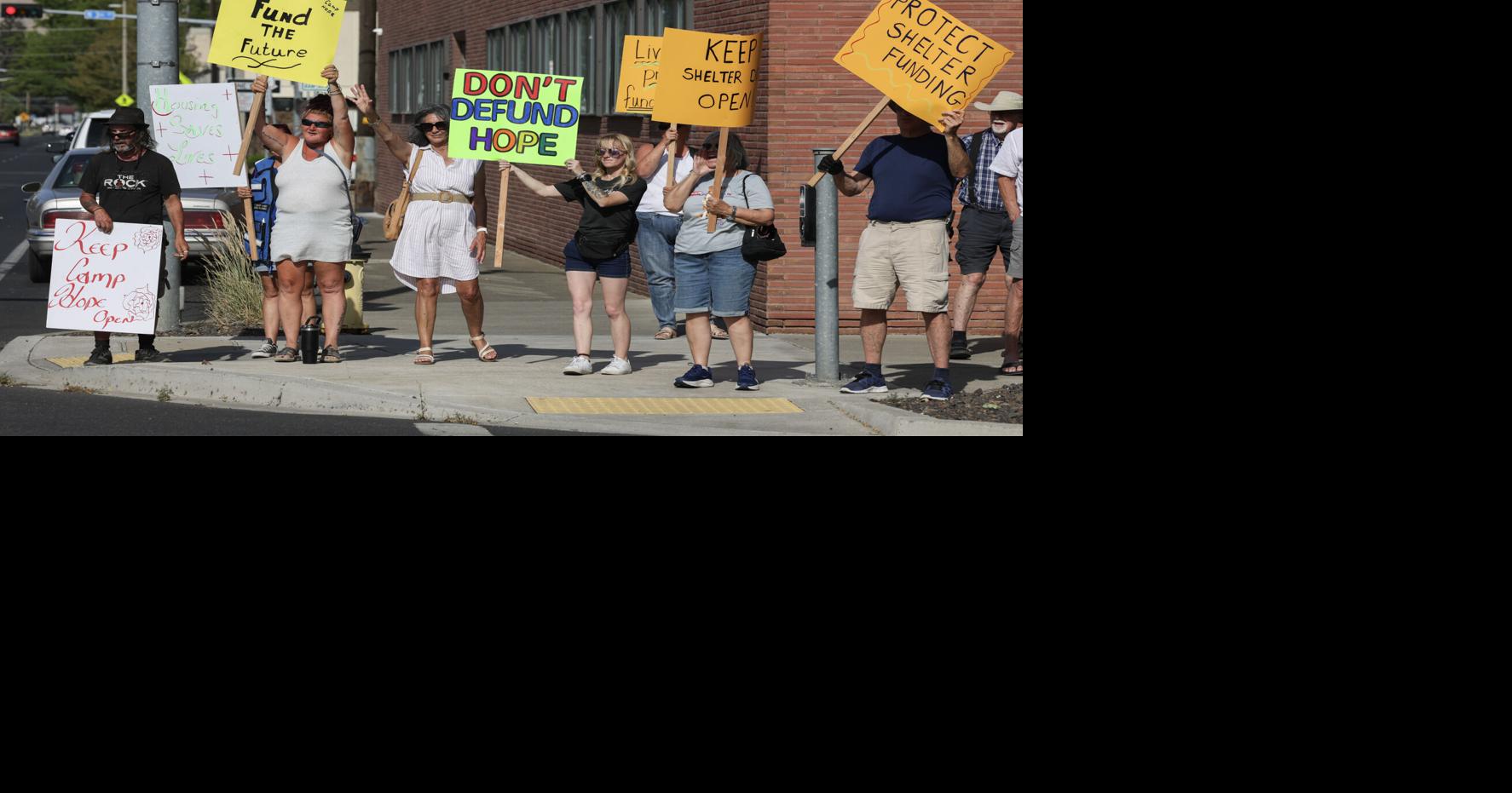 Camp Hope rally
