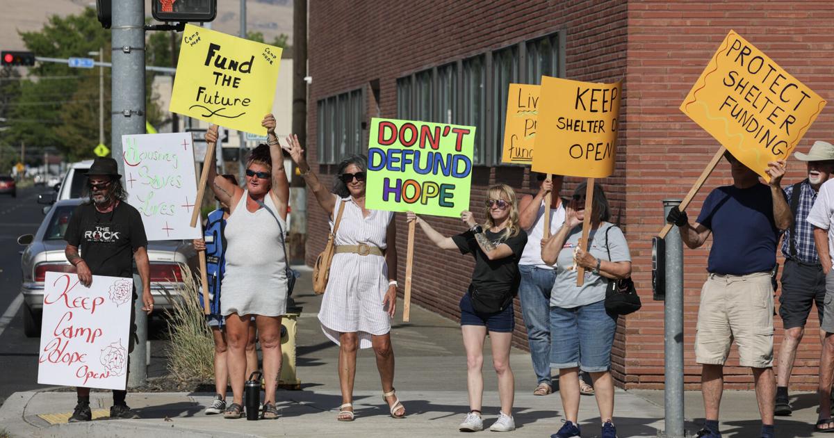Camp Hope rally