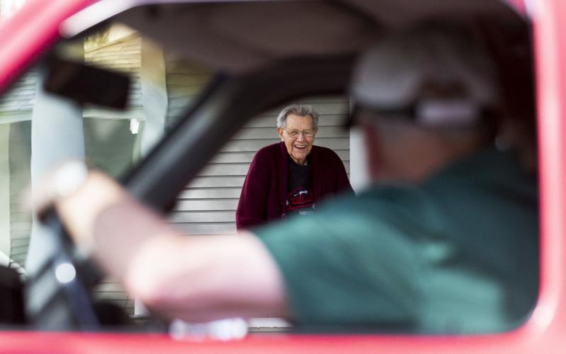 It's a celebration from a distance for Bill Faller's 95th birthday ...