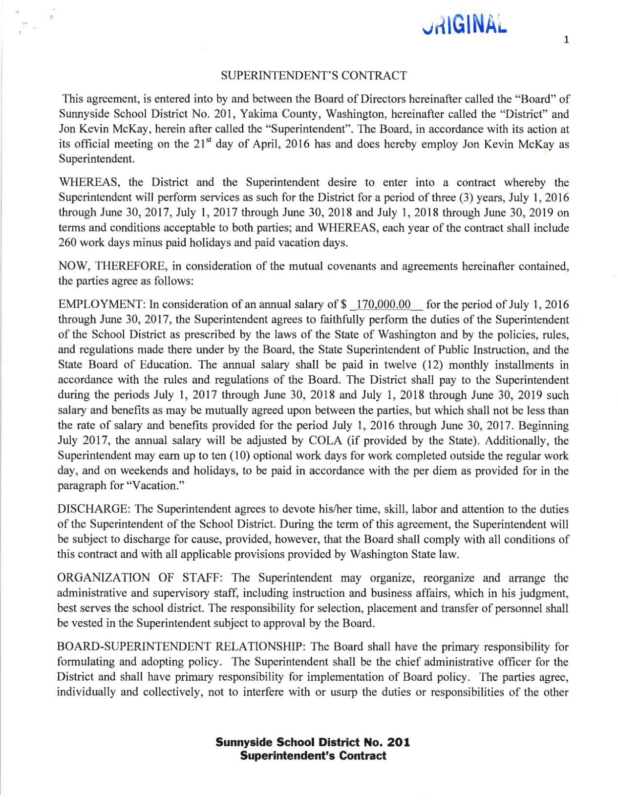 McKay Contract | | yakimaherald.com