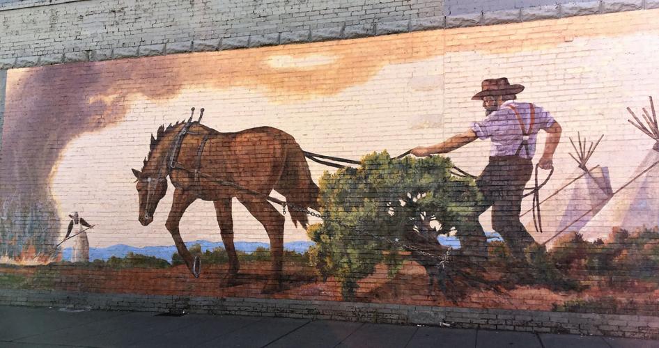 Clearing the Land: Toppenish's first mural