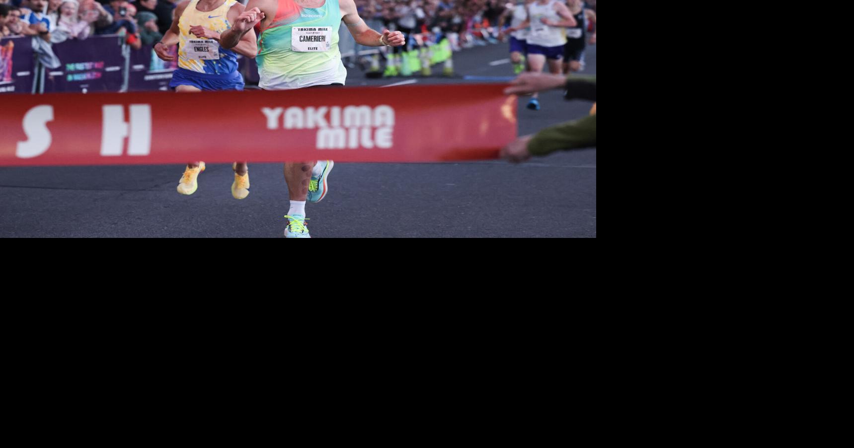 Camerieri sets state record at Yakima Mile, Cochran wins women's race