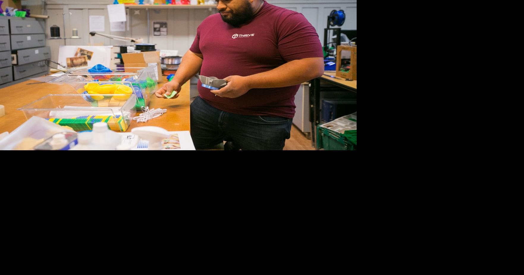 GOOD NEWS Yakima Maker Space printing 3D masks for health care