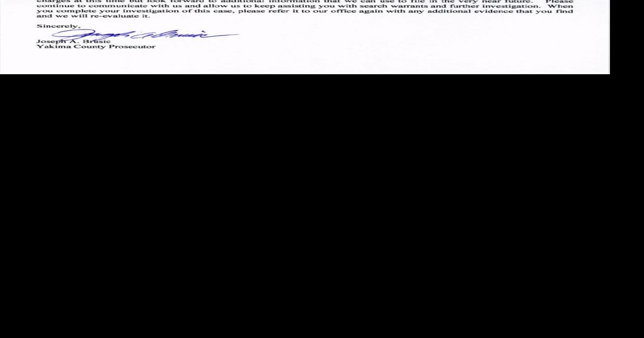 Prosecutor's letter announcing no charges in Sunnyside homicide | Pdfs ...