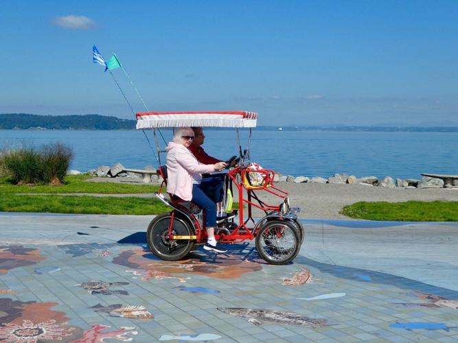 With glass art, free light rail and lifesize Chutes and Ladders