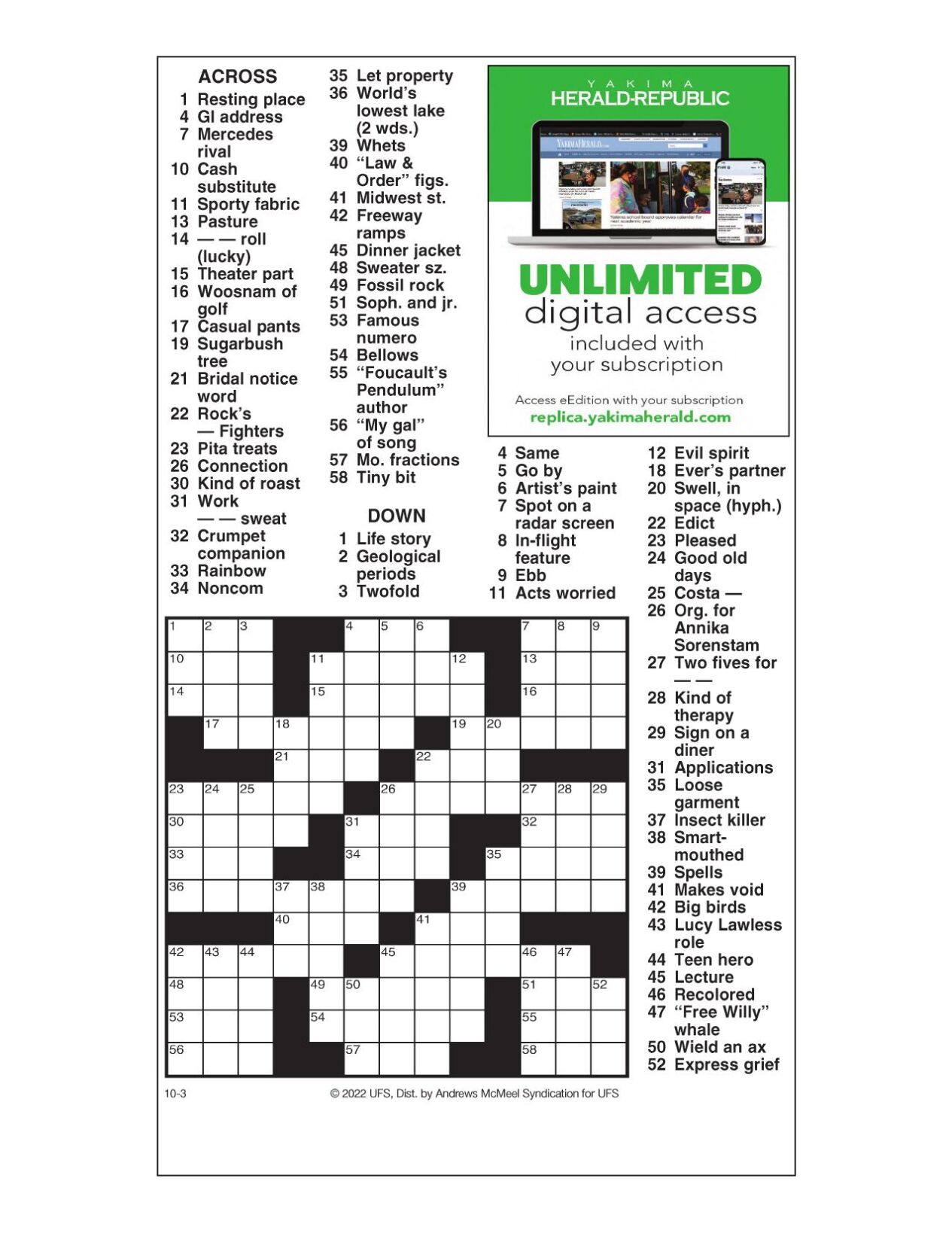 Avoid work crossword