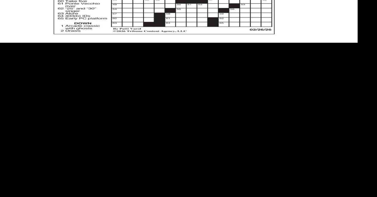 LA Times Crossword: Feb. 26, 2026