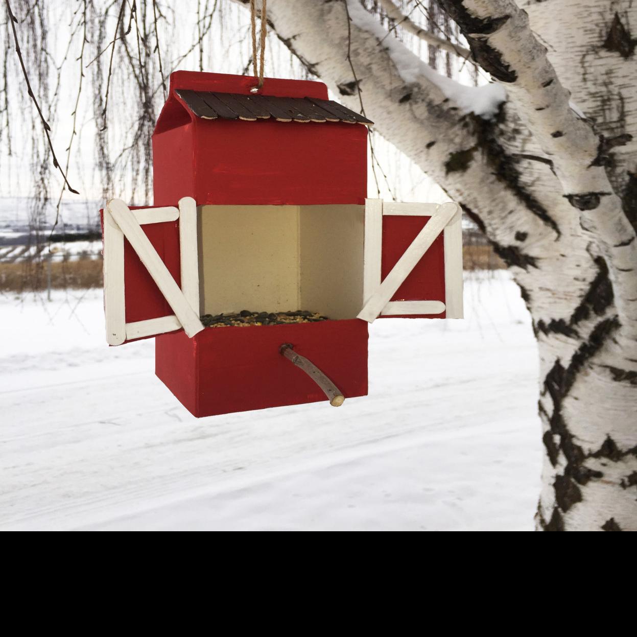 Do It Yourself Milk Carton Bird Feeders Diy Yakimaherald Com