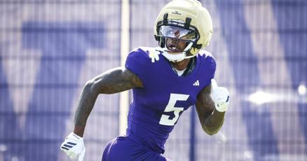 Washington Huskies WR Christian Moss out 2-3 months, report says