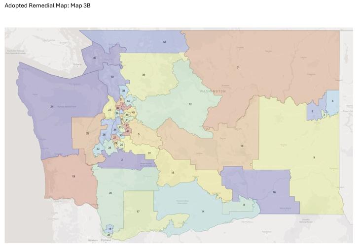 Appeals court OKs WA voting district map with request now pending