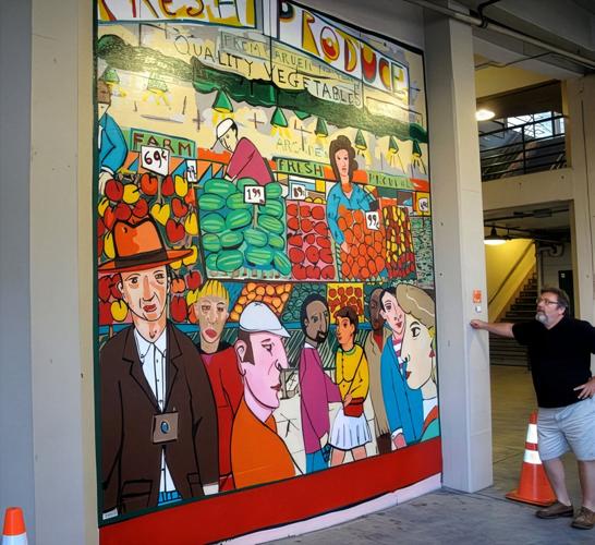 Seattle muralist Billy King outlines a world of workers and dreamers ...