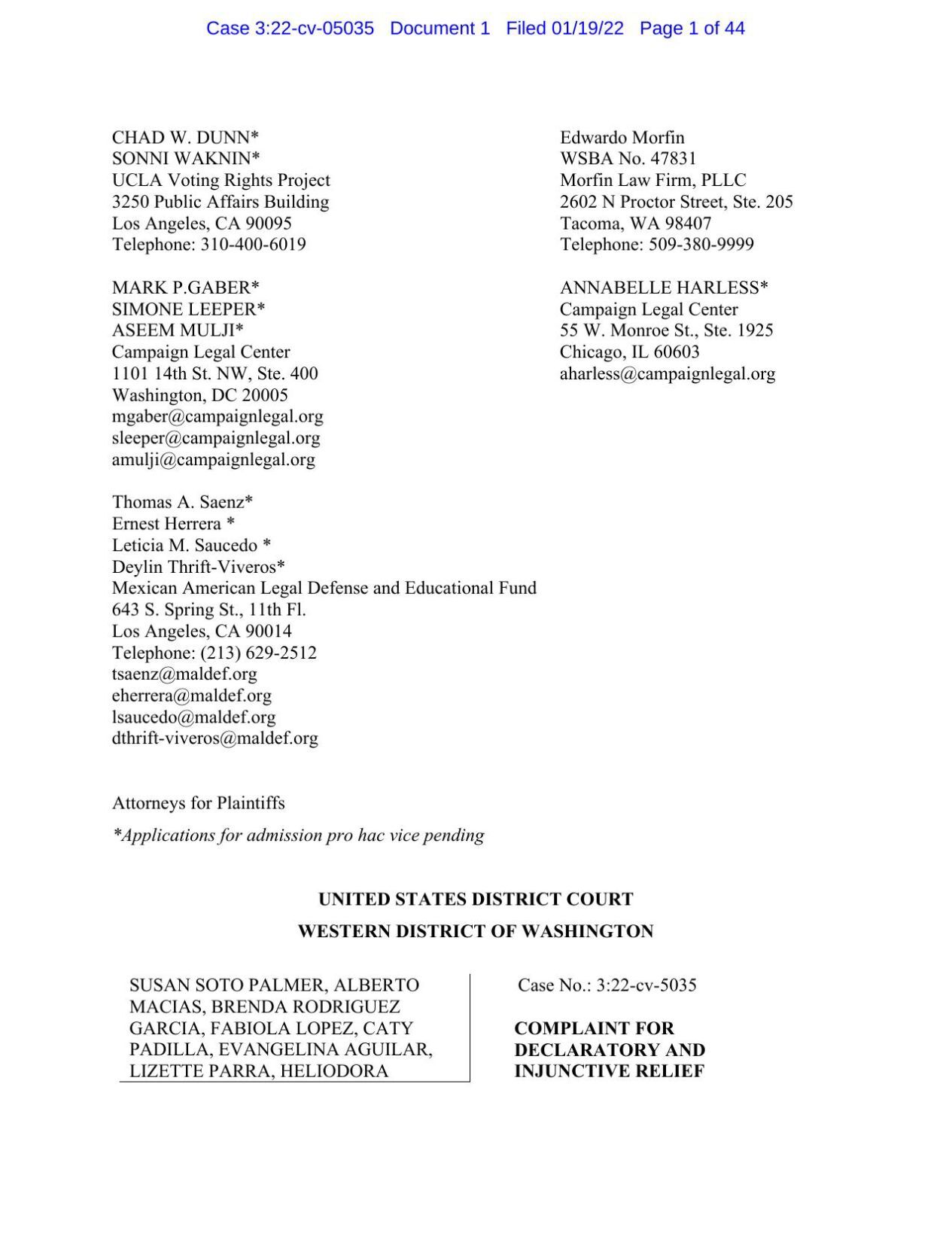 Voting rights lawsuit | Local | yakimaherald.com