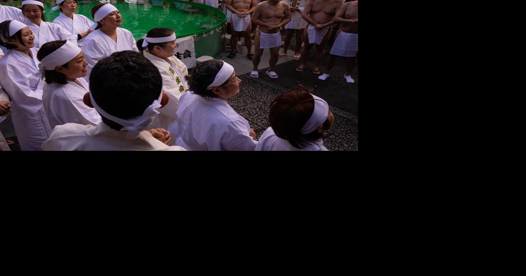 Braving the cold: Japan's New Year's rituals, in photos