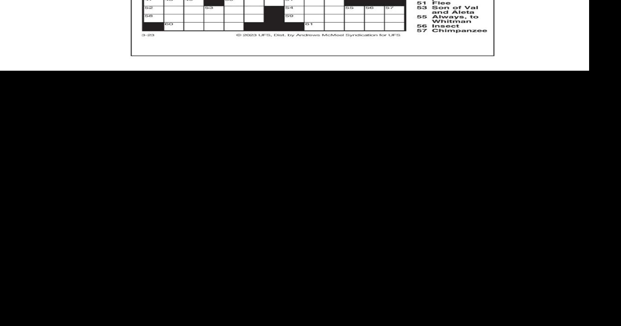 AM Crossword March 23, 2023 Crosswords