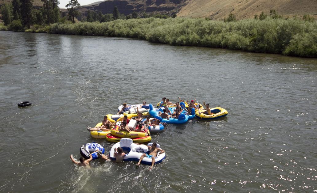Floating the Yakima River's a cool way to spend a hot day