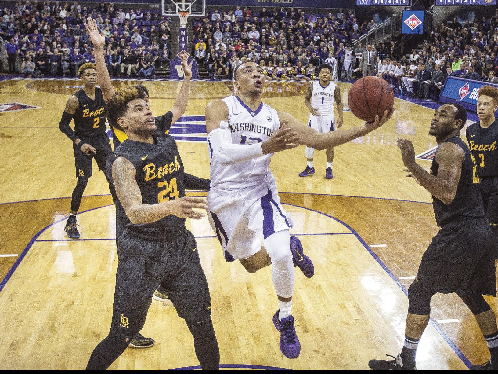 Guards Help Uw Men S Basketball Hold Off Long Beach State In Nit