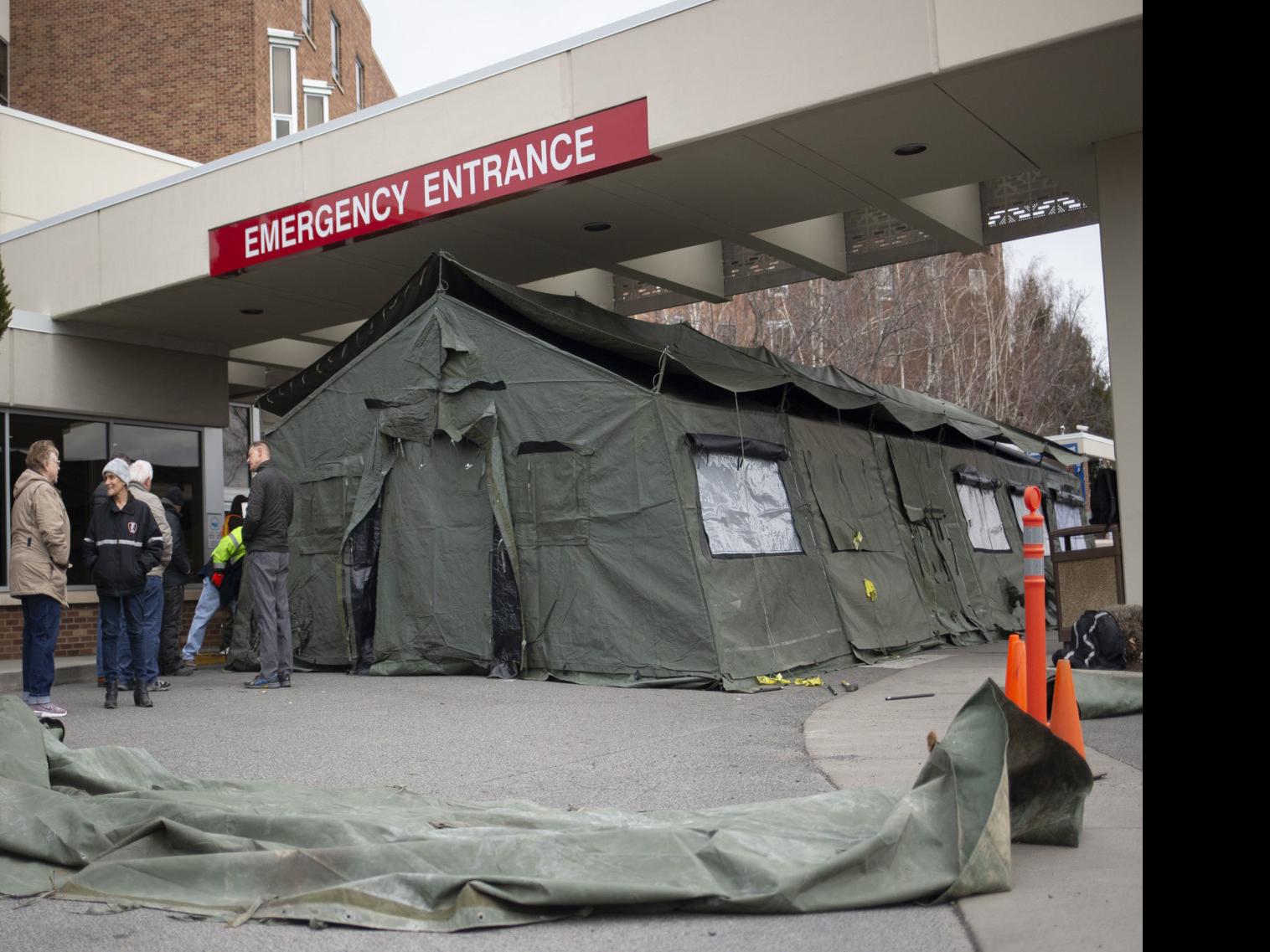 Memorial Launches Covid 19 Evaluation Clinic Erects Tent For Expanded Triage Services Coronavirus Yakimaherald Com