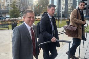 Jim France at a NASCAR event