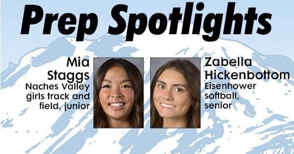 Prep Spotlights: Naches Valley's Mia Staggs and Eisenhower's Zabella Hickenbottom