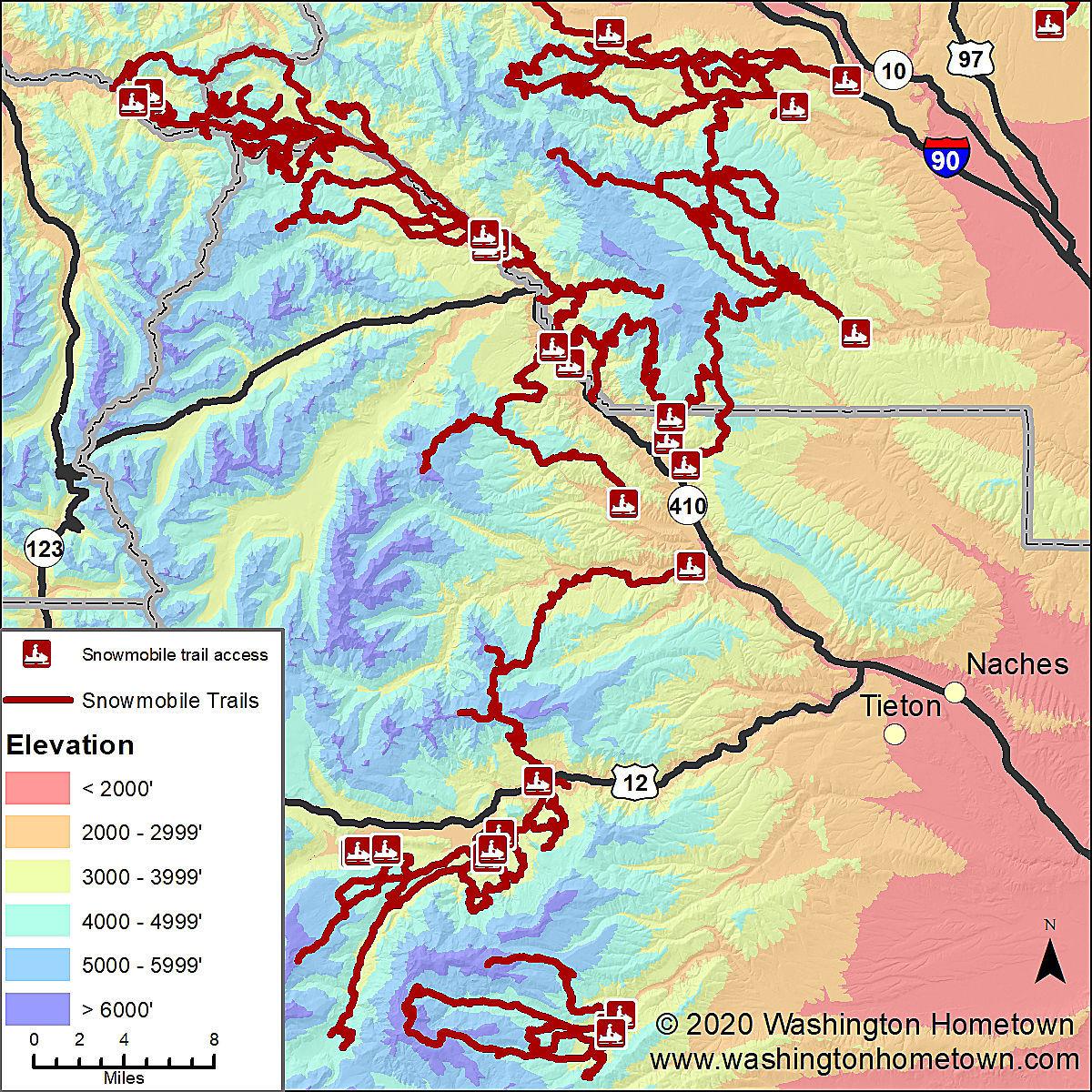 Trail Guide Washington snowmobile app just the start for Ellensburg