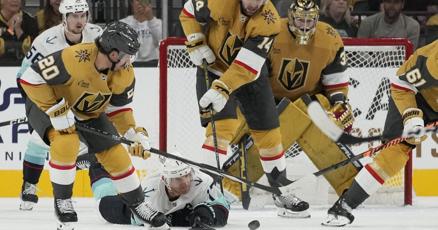 Sluggish Kraken lose season opener to Stanley Cup champion Vegas Sluggish Kraken lose season opener to Stanley Cup champion Vegas