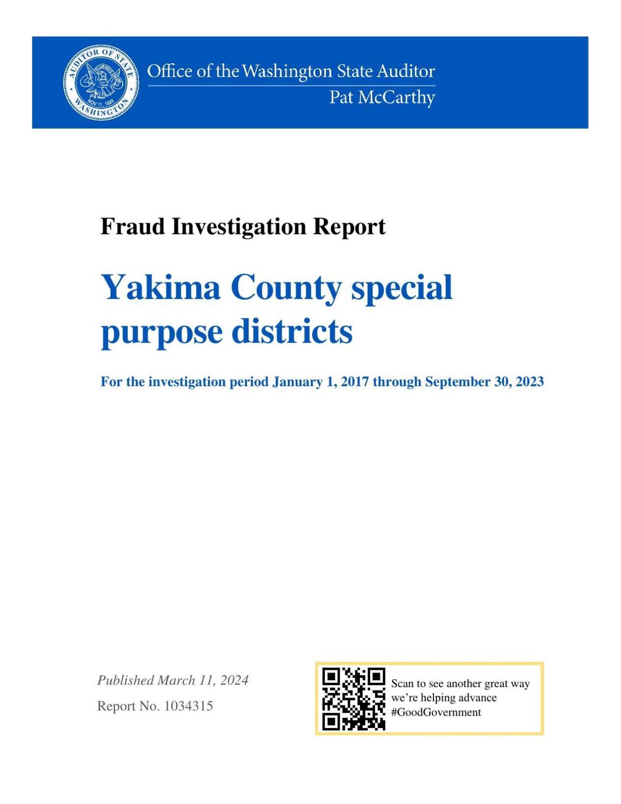 State audit report