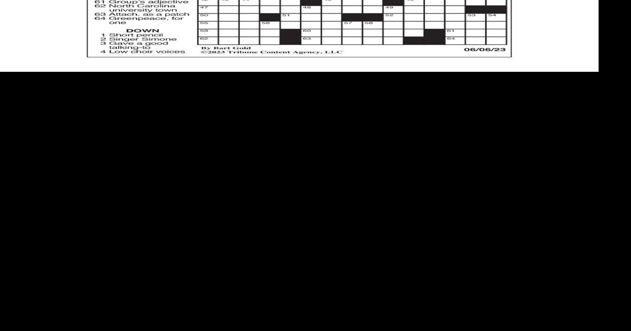 LA Times Crossword June 6, 2023 Crosswords