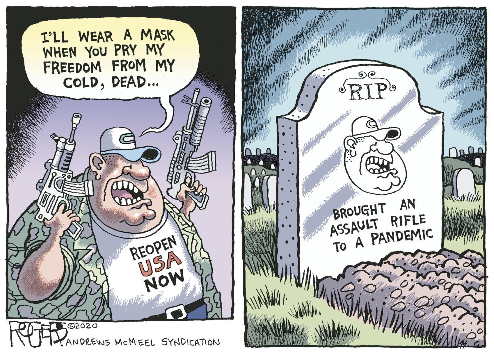 Editorial cartoon: Rob Rogers (May 16, 2020) | | yakimaherald.com