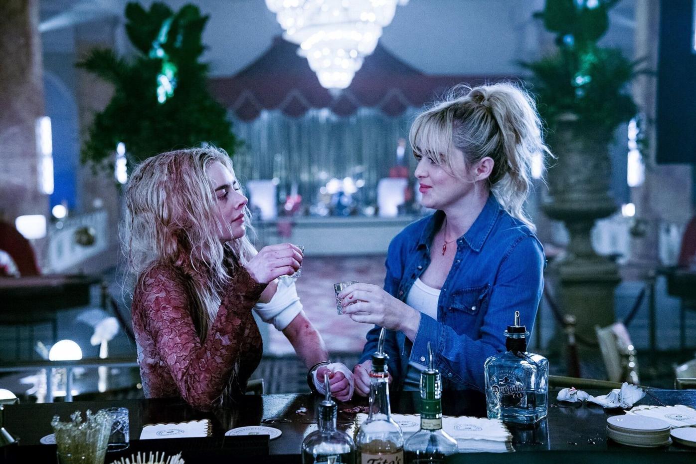 samara weaving smoking cigarettes as claire wood in hollywood i love samara weaving covered