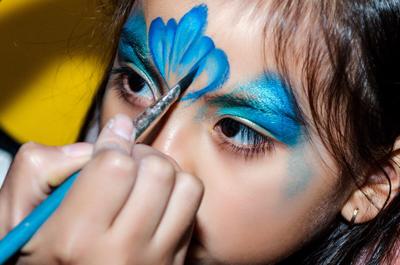 26 School Fair Glitter Face Paint ideas