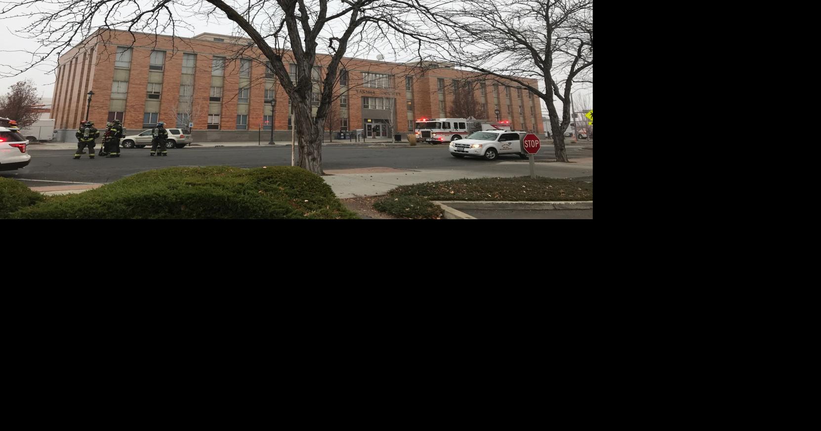 Fire reported at Yakima County Courthouse