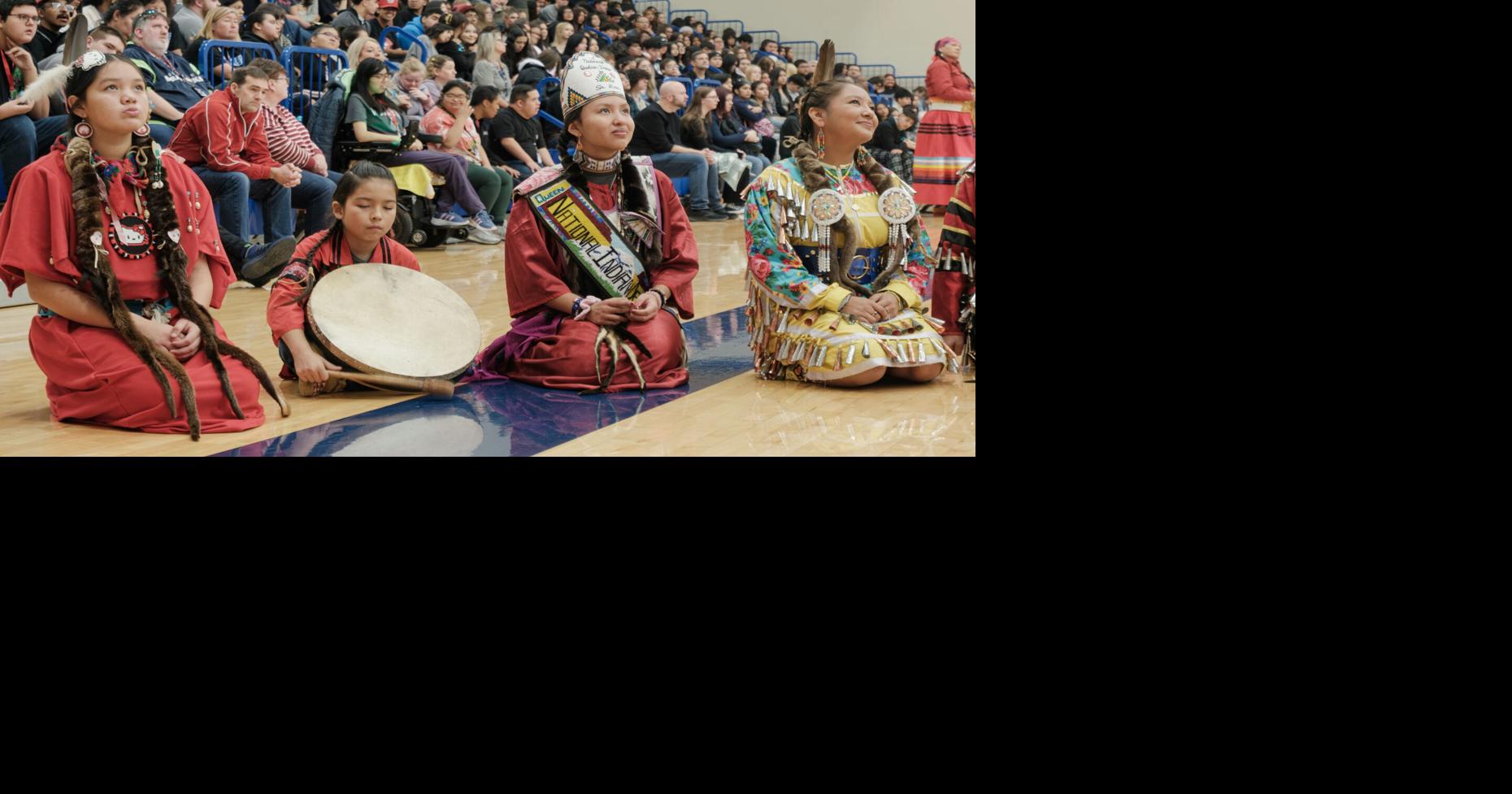 Assembly at Eisenhower High School shares Yakama Nation culture and dances