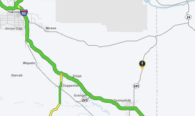 State Route 241 north of Sunnyside reopens after crashes, snowstorm ...