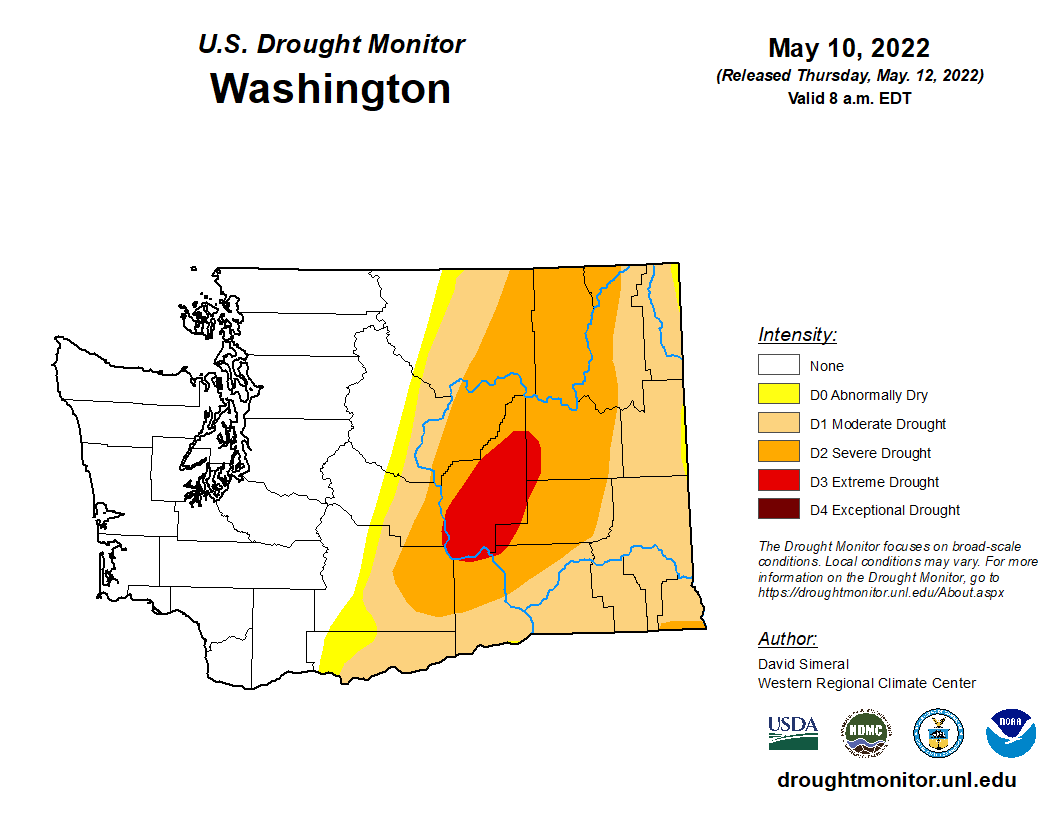 Drought expected to impact Eastern Washington and much of Pacific Northwest  in 2022 | Local | yakimaherald.com